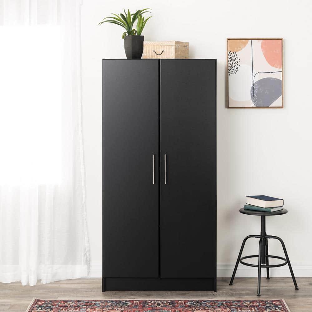 32" Elite Storage Cabinet Black - Prepac