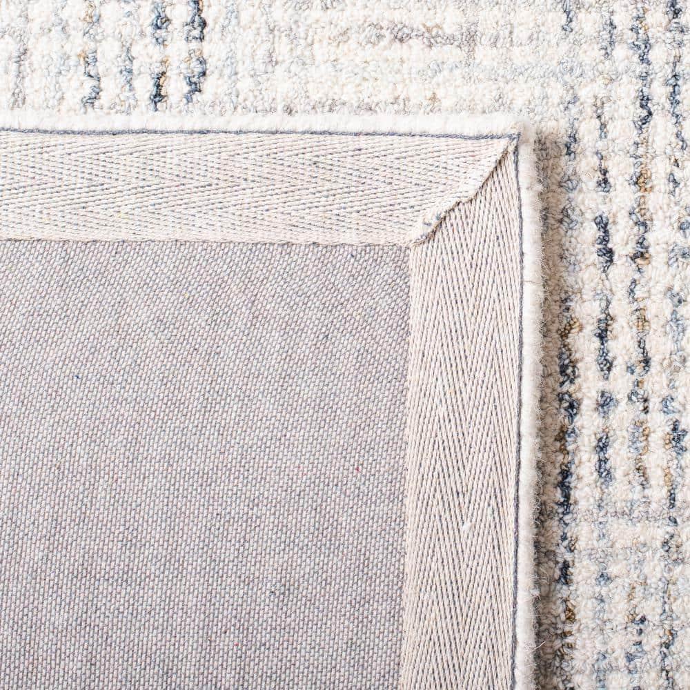 Abstract ABT657 Handmade Indoor Runner - Ivory/Gold - 2'-3"x8' - Safavieh