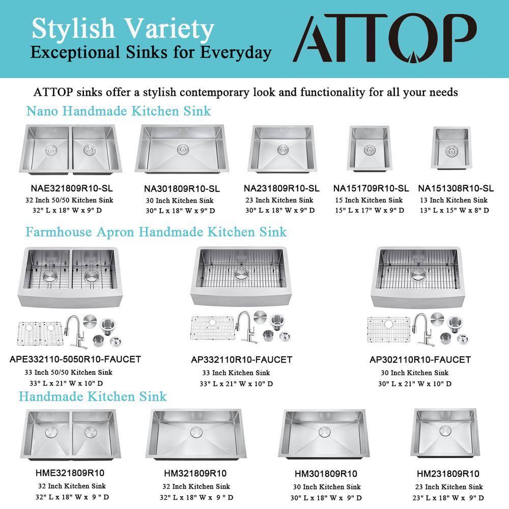 DIRECTUNIT 30 Inch Undermount Kitchen Sink 18 Gauge Stainless Steel Single Bowl