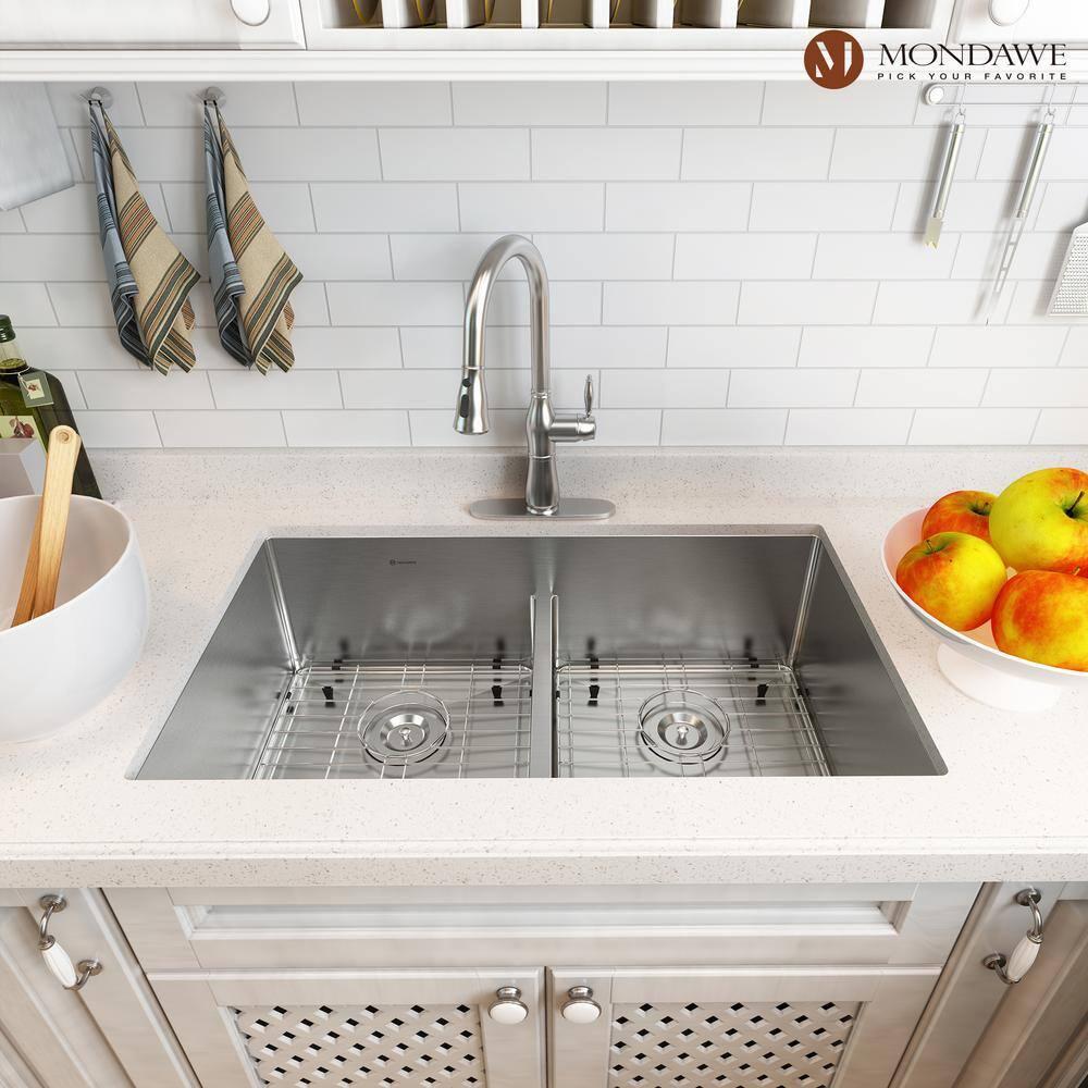 mondawe Mondawe Pull Down Kitchen Faucet MD-D48-BN