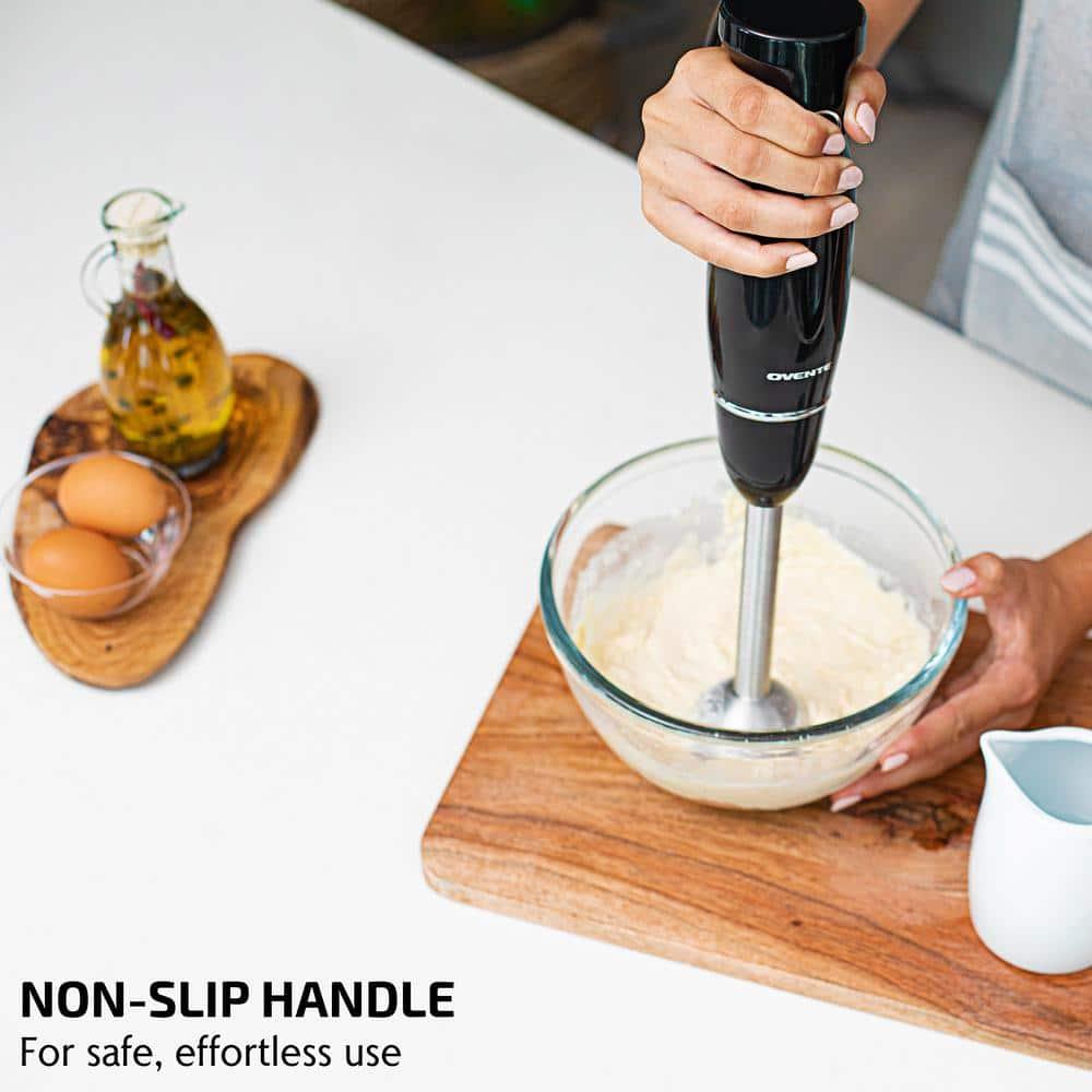 OVENTE Electric Immersion Hand Blender 300 Watt 2 Mixing Speed
