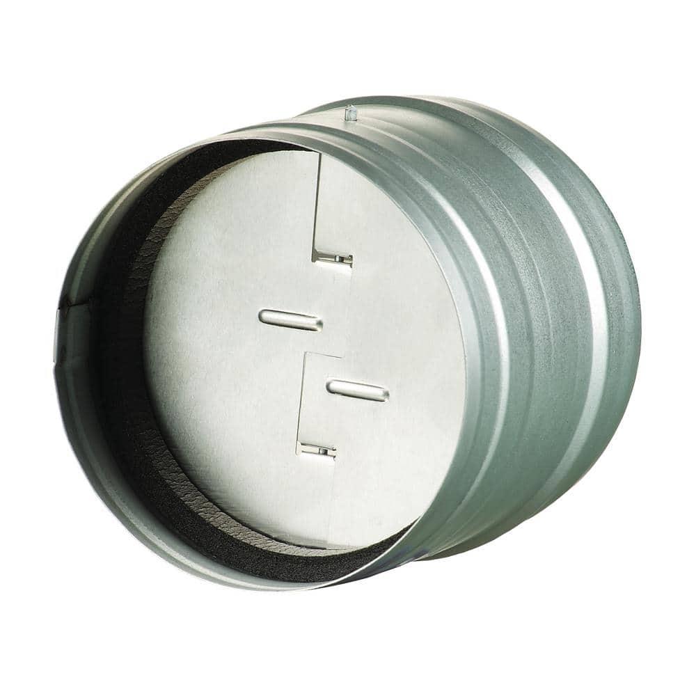 4'' inch Galvanized Steel Backdraft Damper with Rubber Gasket for Round Duct