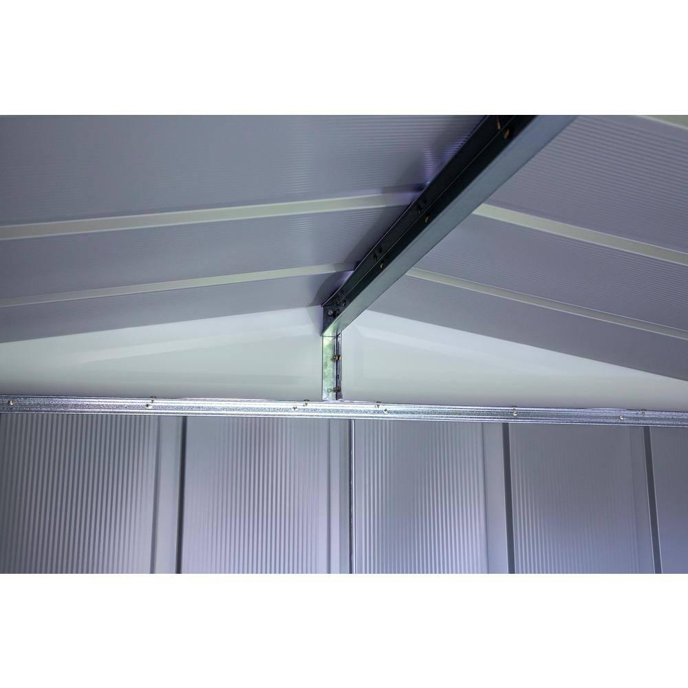 Arrow 8 ft. W x 6 ft. D Galvanized Steel Storage Shed