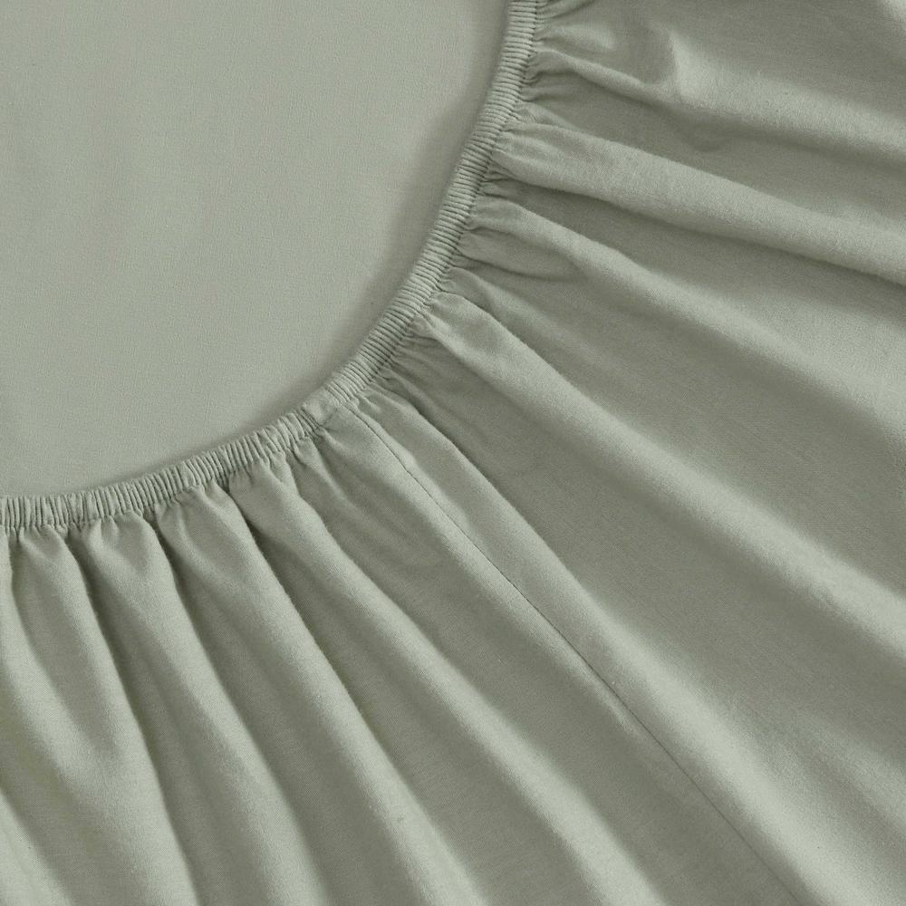 Eddie Bauer Eddie Bauer Solid Brushed Percale Cotton Sheet Set