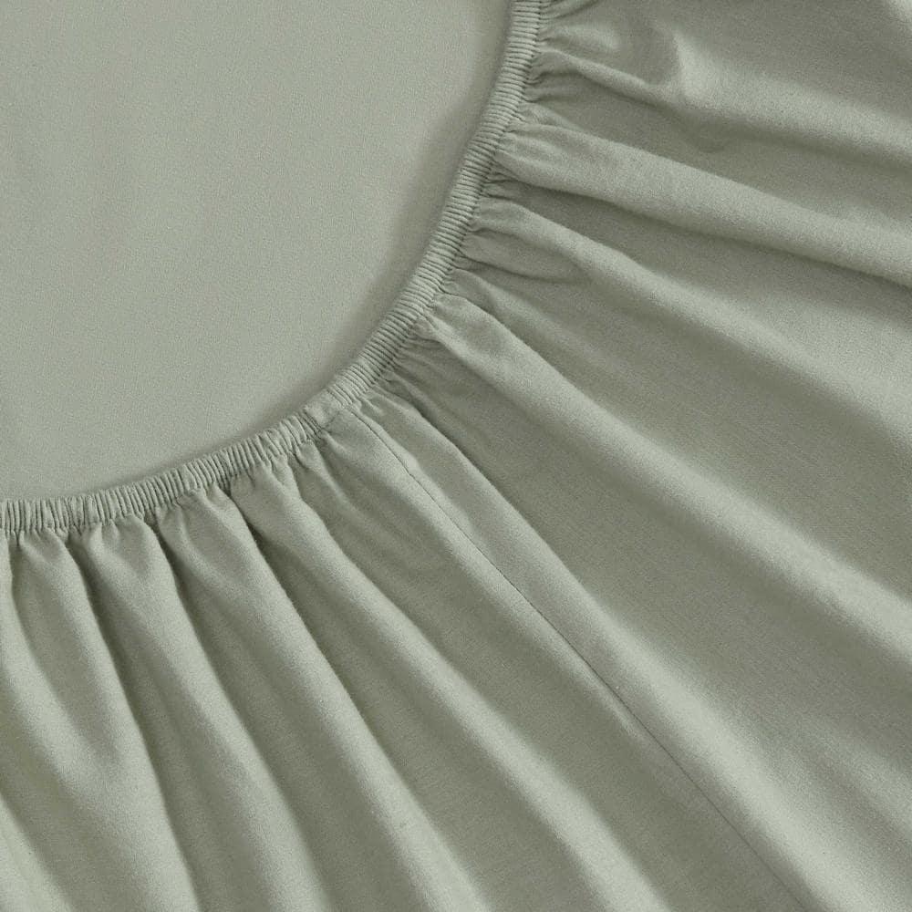 Eddie Bauer Eddie Bauer Solid Brushed Percale Cotton Sheet Set