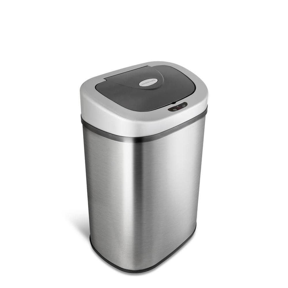 NineStars Nine Stars 21 Gallon Stainless Steel Motion Sensor Trash Can