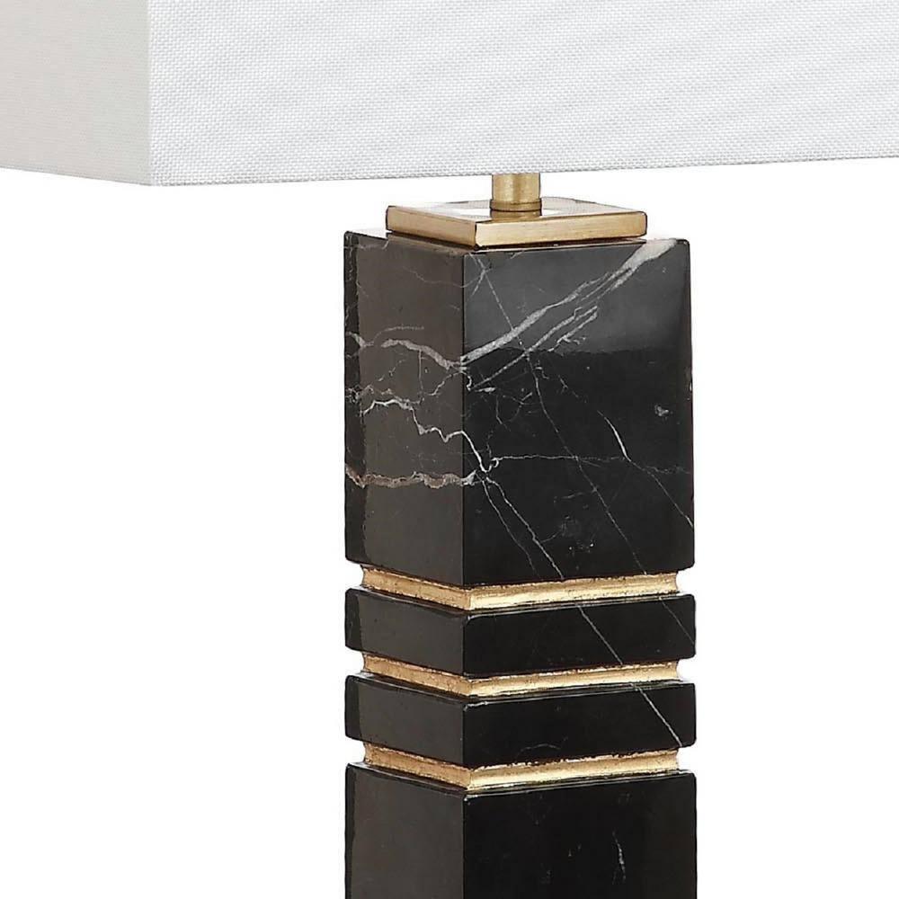 Everly Quinn Tonna Marble Table Lamp