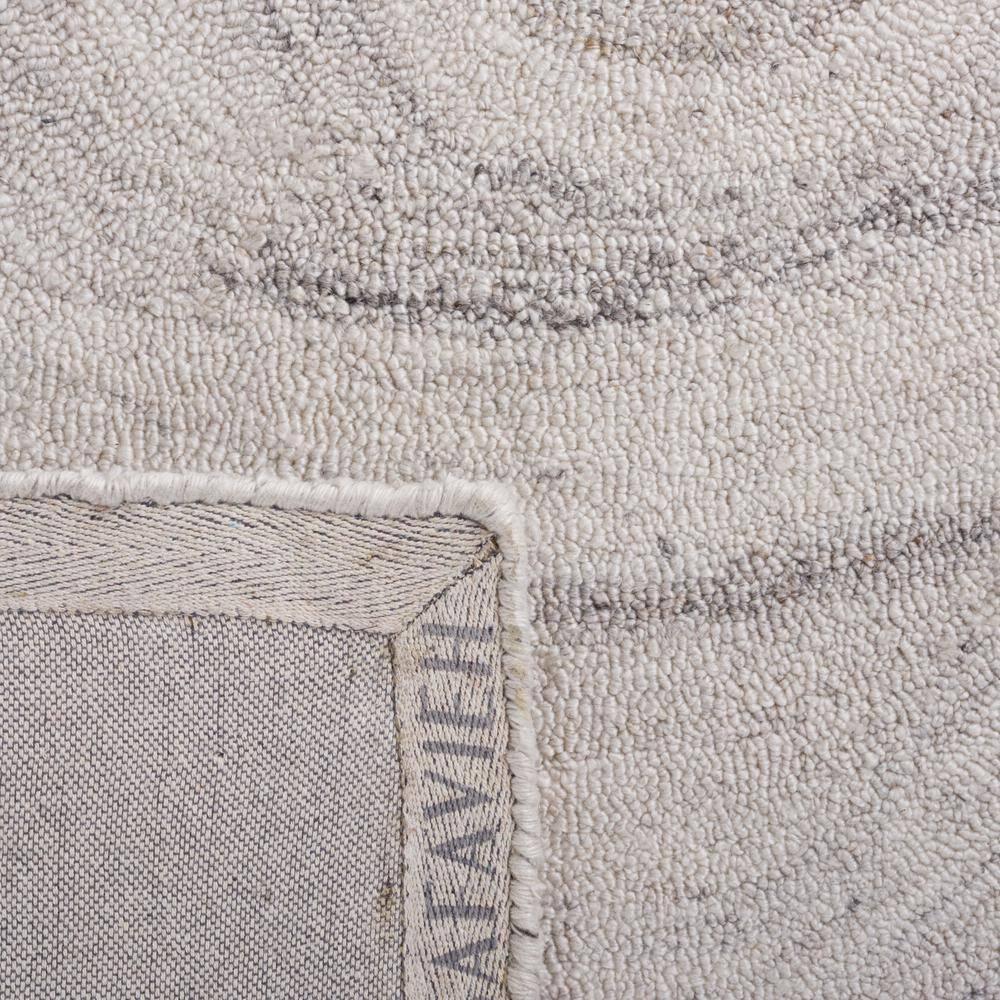 Abstract ABT148 Handmade Indoor Area Rug - Light Gray/Beige - 6'x6' - Safavieh