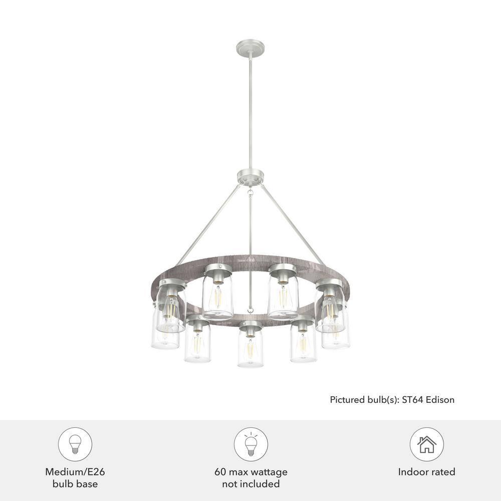 Devon Park 9 - Light Candle Style Chandelier