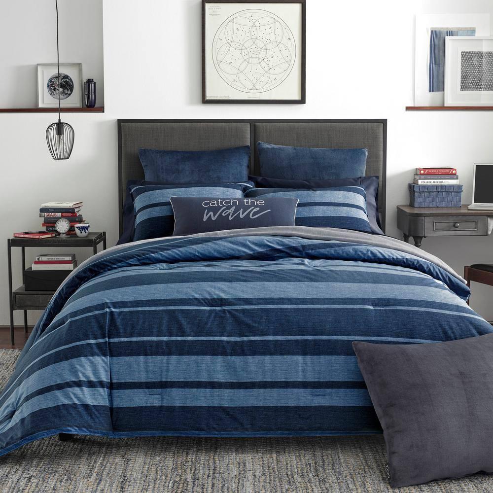 Nautica Nautica Longpoint Navy Reversible Cotton Comforter Set