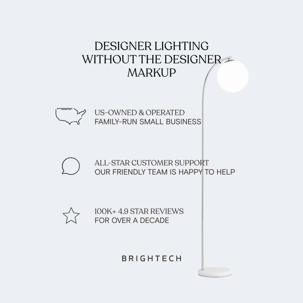 Brightech Sky Industrial 63 in. Dimmable LED Floor Lamp with Adjustable Head