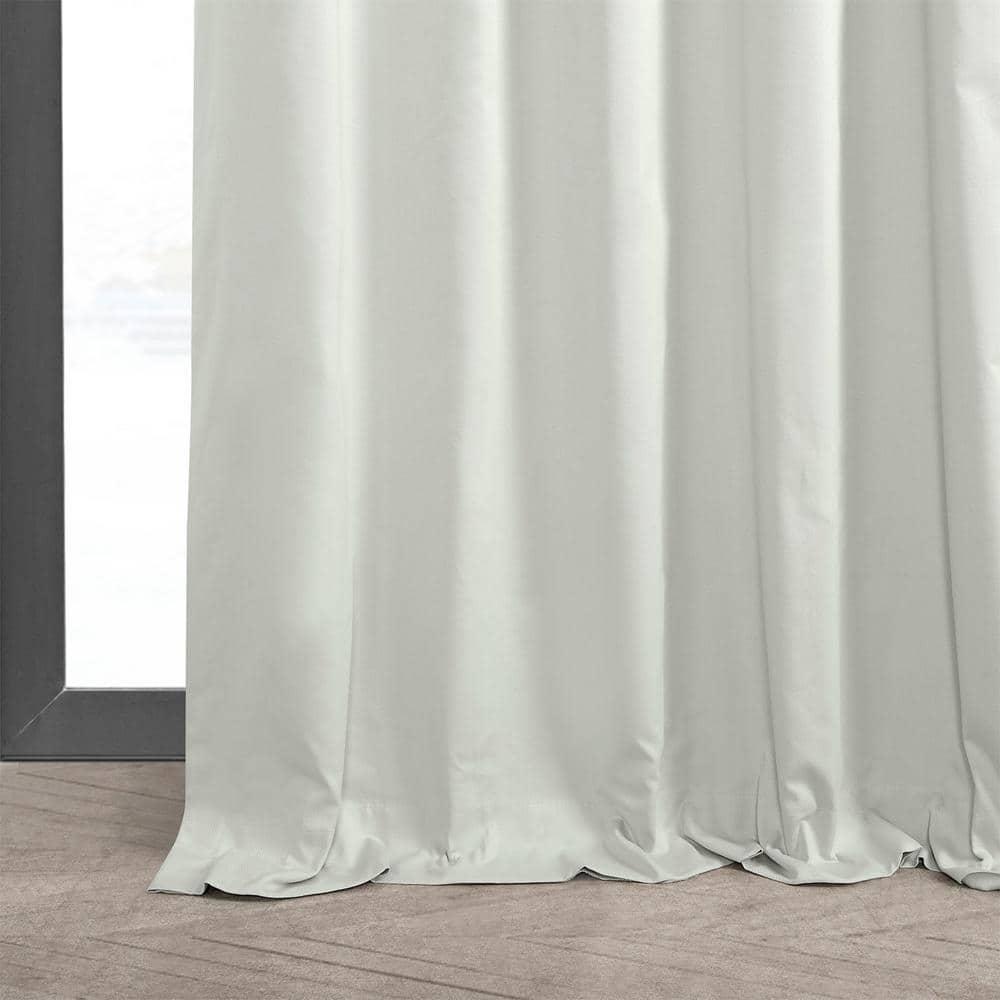 Fresh Popcorn Solid Cotton Blackout Curtain (1 Panel), Fresh Popcorn, 50W X 84L