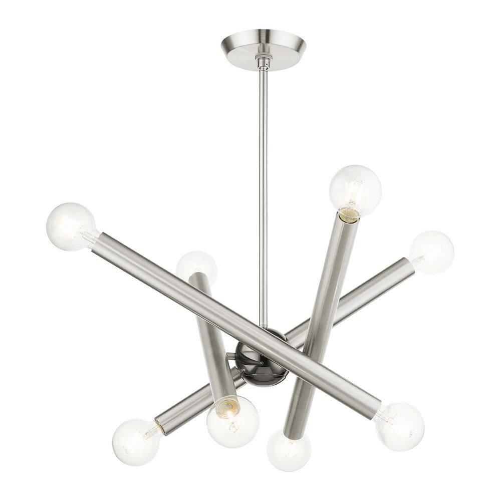 Livex Lighting Stafford 8 - Light Chandelier in  Brushed Nickel