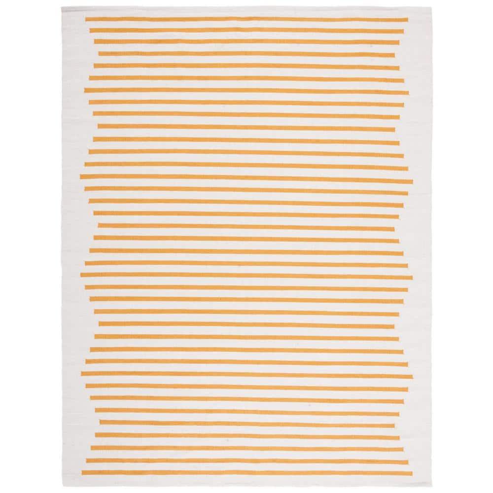 Montauk MTK313 Hand Woven Indoor Area Rug - Ivory/Gold - 9'x12' - Safavieh