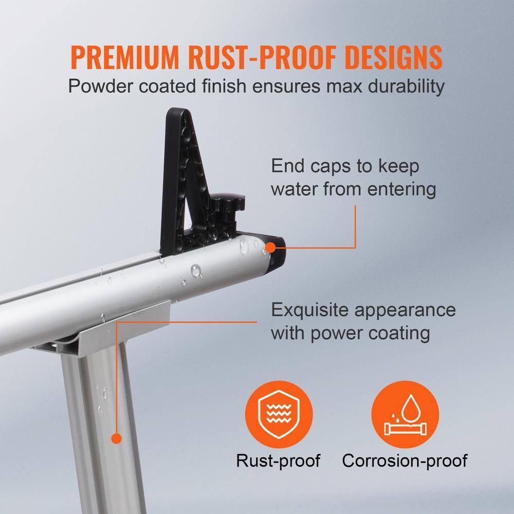VEVOR 71'' W Aluminum Height -Adjustable Add-On Unit (Set of 2)