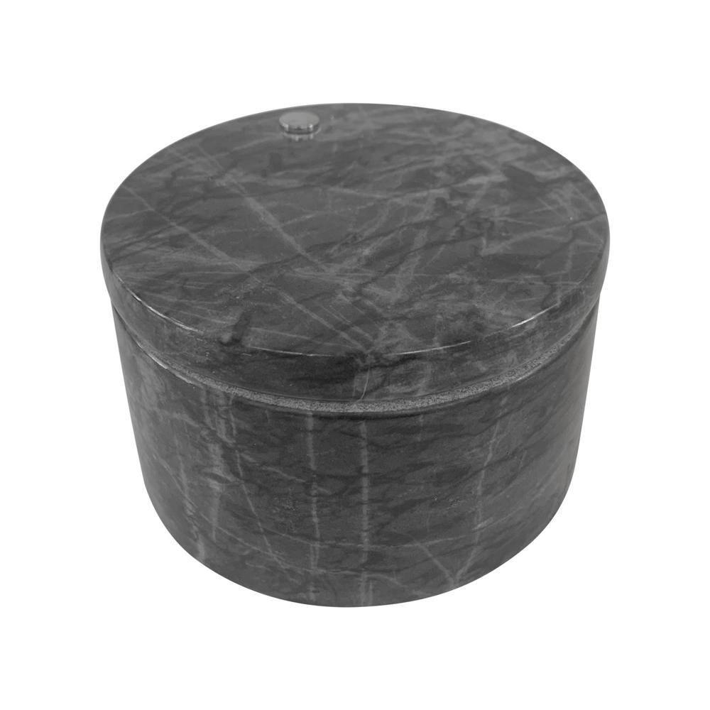 Fox Run Brands Fox Run Marble Double Salt Cellar, Black