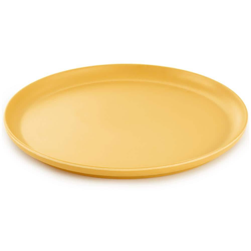 Gibson Home Canyon Crest 12-Piece Stackable Matte Melamine Dinnerware Set