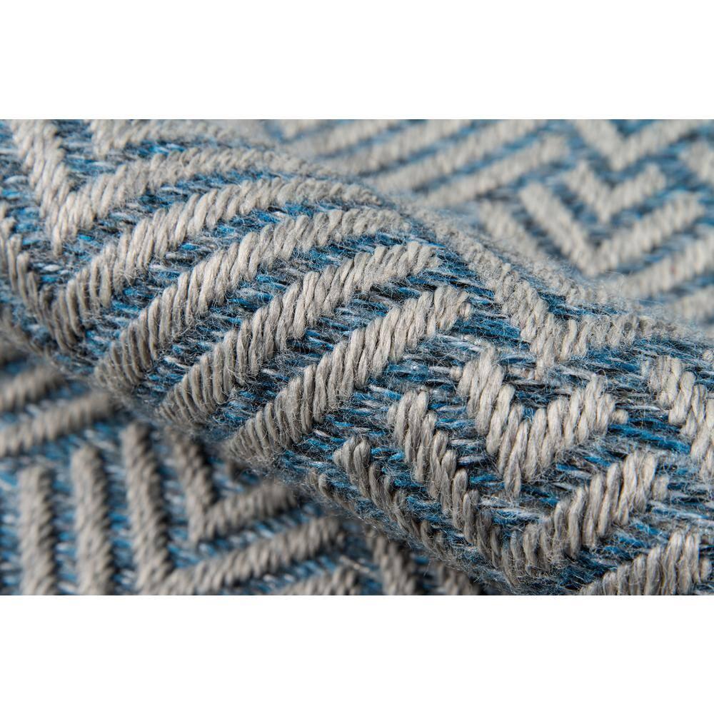 Momeni Como Polypropylene Machine Made Blue Indoor Outdoor Rug 6'7" X 9'6"