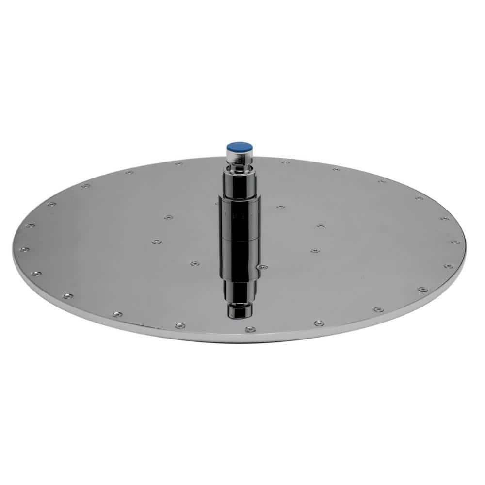 Rain Fixed Shower Head 1.8 GPM GPM with Temperature-based LED