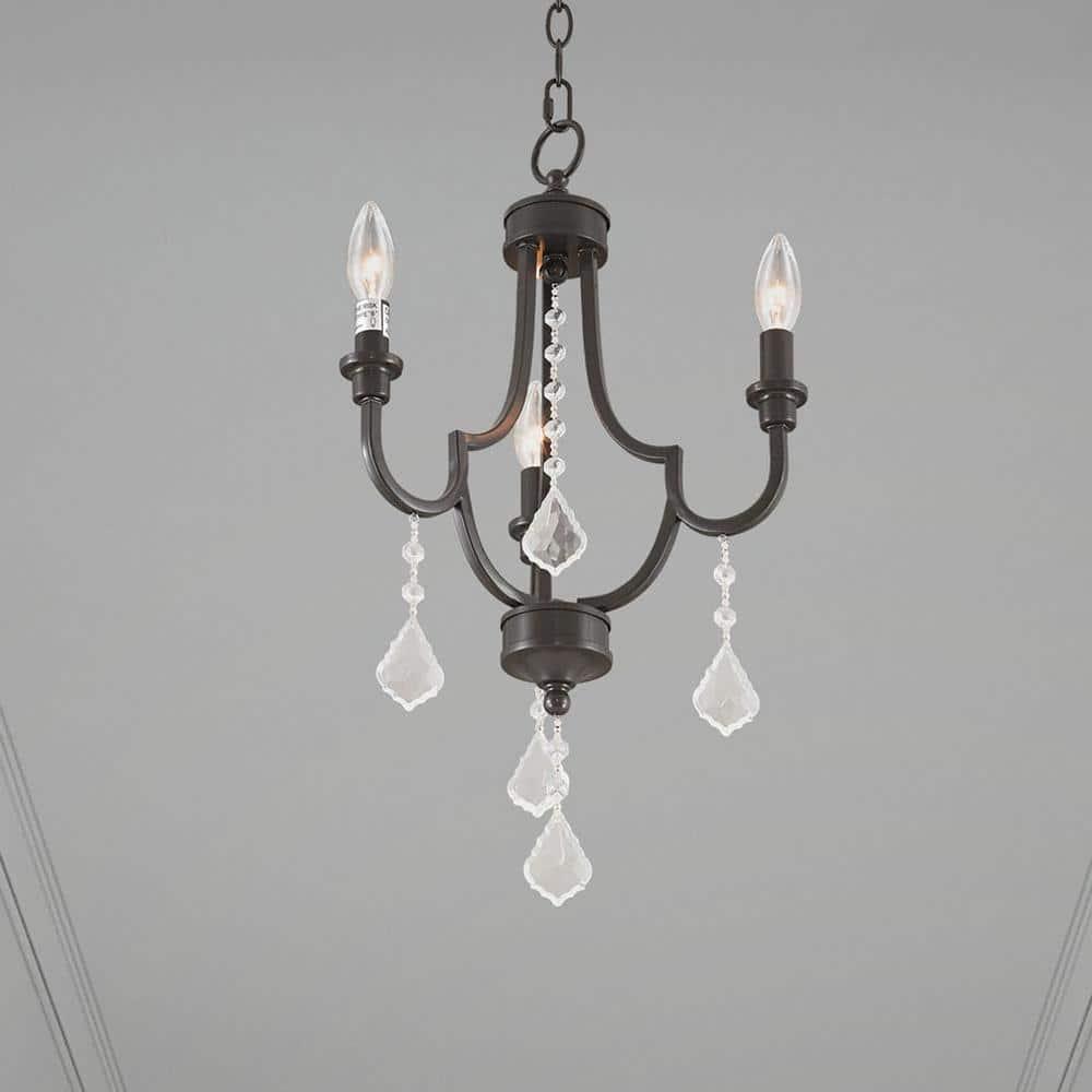 Livex Lighting Glendale 3 - Light Chandelier in  English Bronze