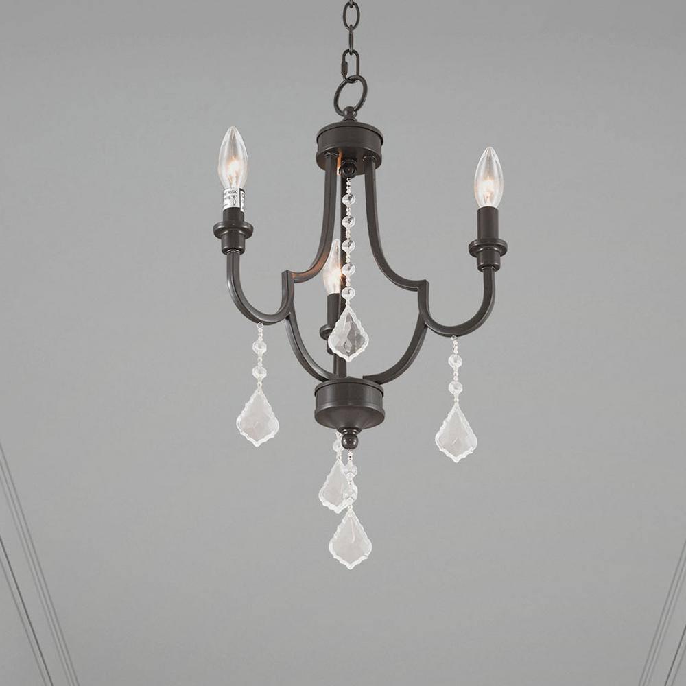 Livex Lighting Glendale 3 - Light Chandelier in  English Bronze