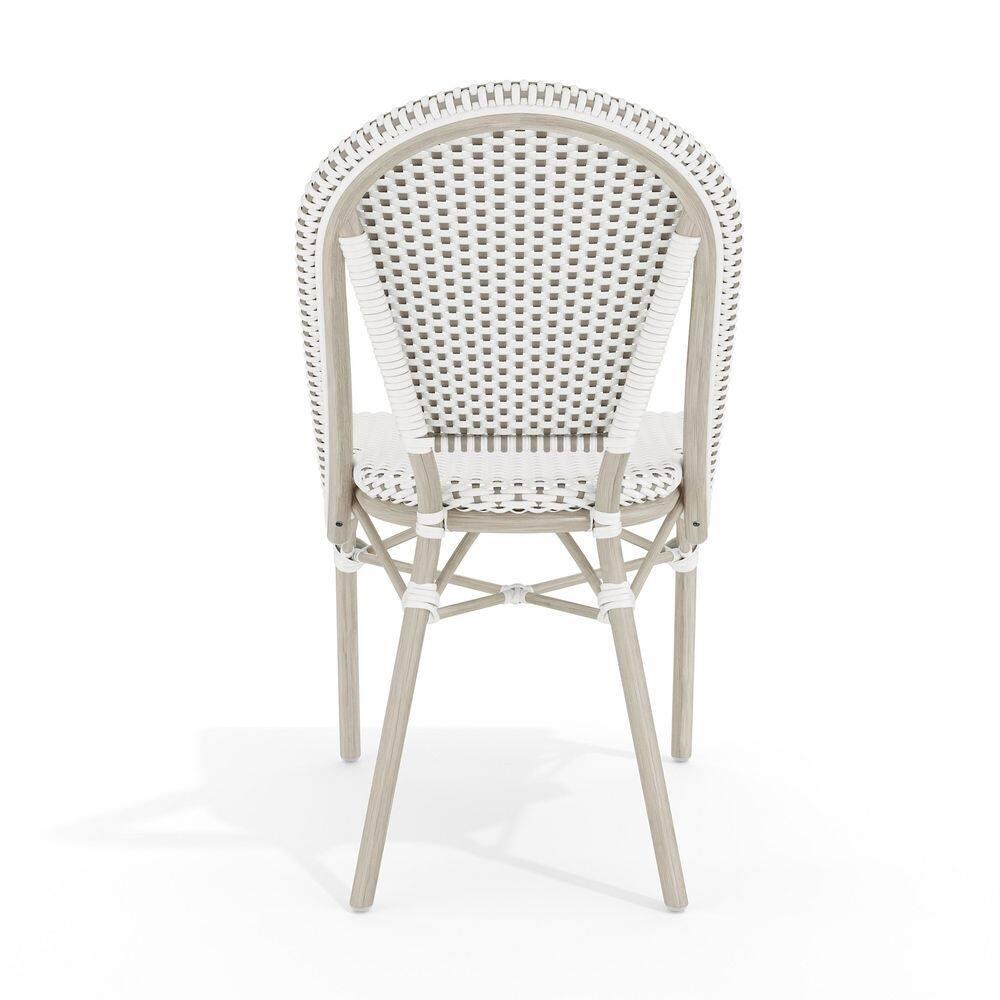 Martha Stewart Martha Stewart Lily Pond All-Weather Stackable Patio Bistro Dining Chair