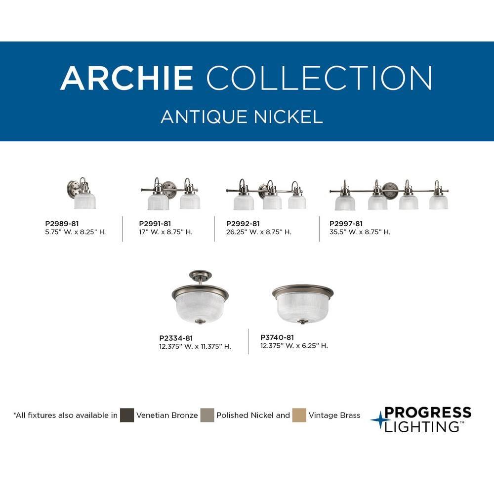Rosser 4 Light Transparent Dimmable Vanity Light