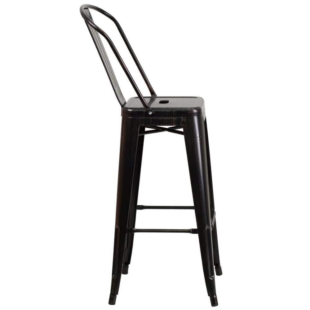 Flash Furniture Metal Outdoor Stool