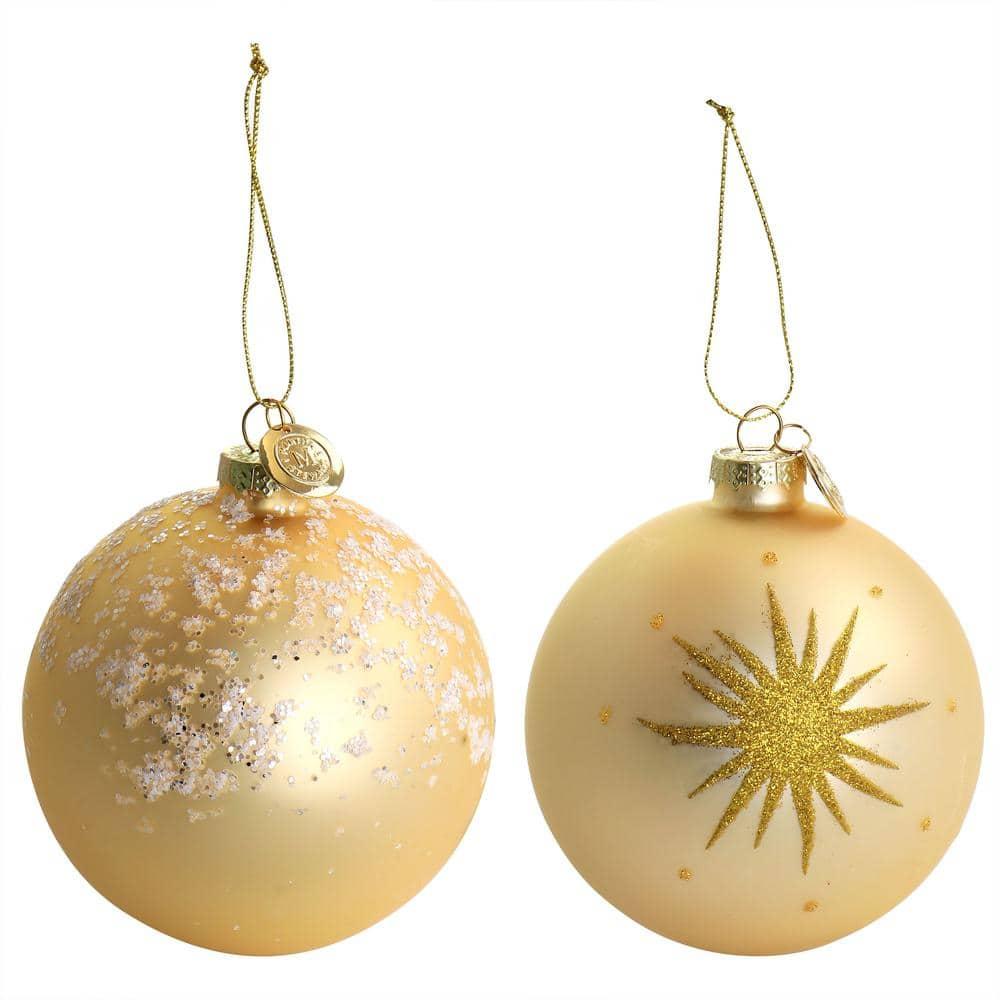 Martha Stewart 4 Piece Martha Stewart Ball Ornament Set