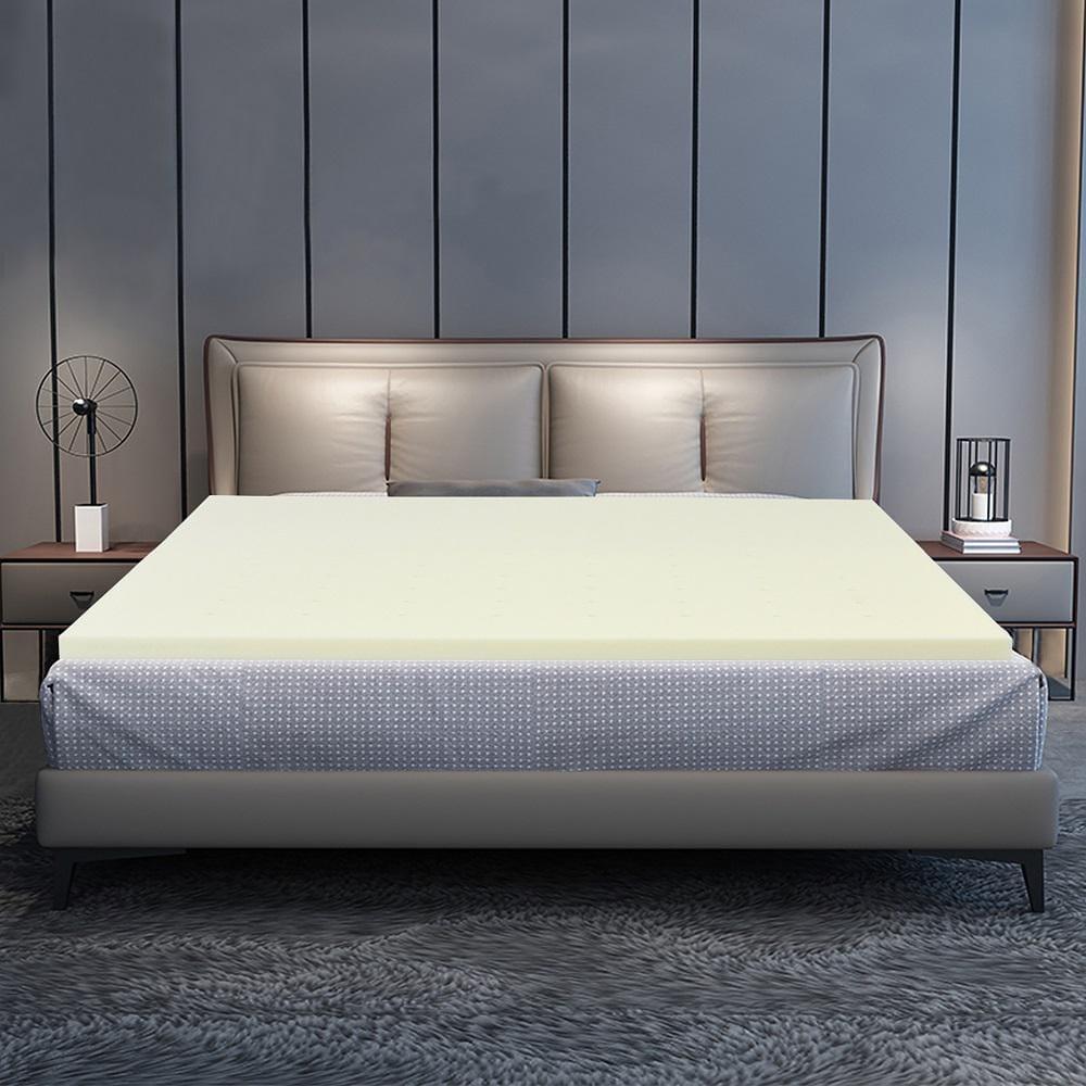 3'' Bed Mattress Topper Air Cotton for All Night’s Comfy Soft Mattress Pad King
