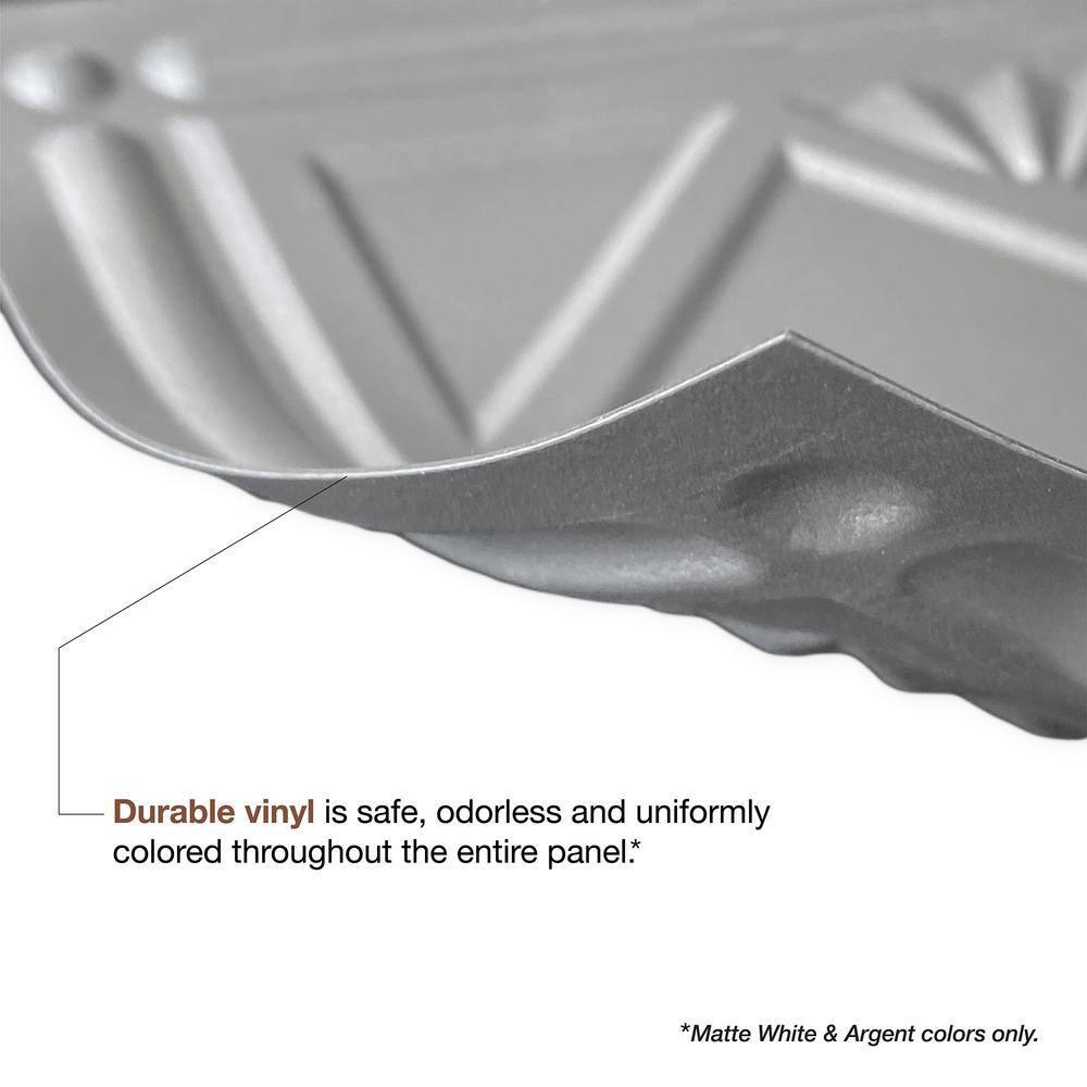 FASÄDE Traditional Style/Pattern 10 Decorative Vinyl Backsplash 15 sq ft Kit