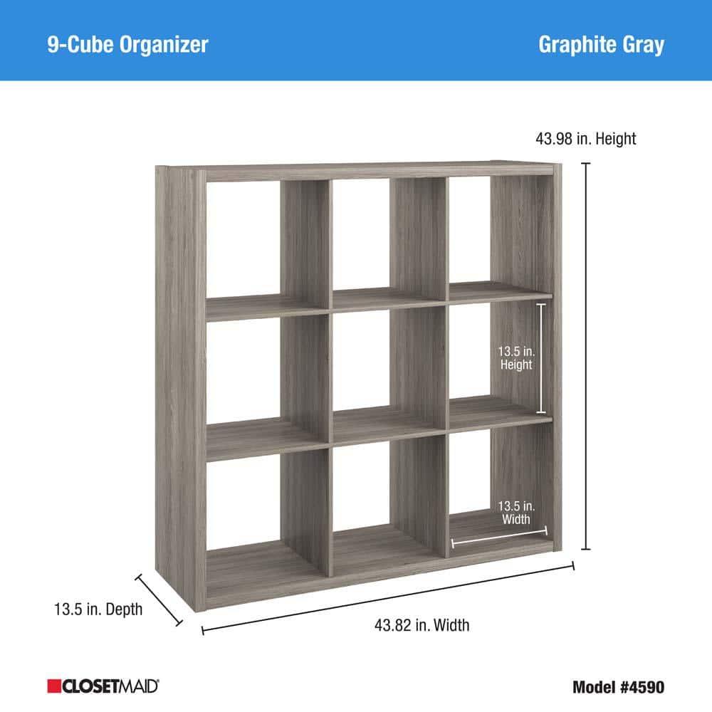 43.98" H x 43.82" W Decorative Cube Bookcase