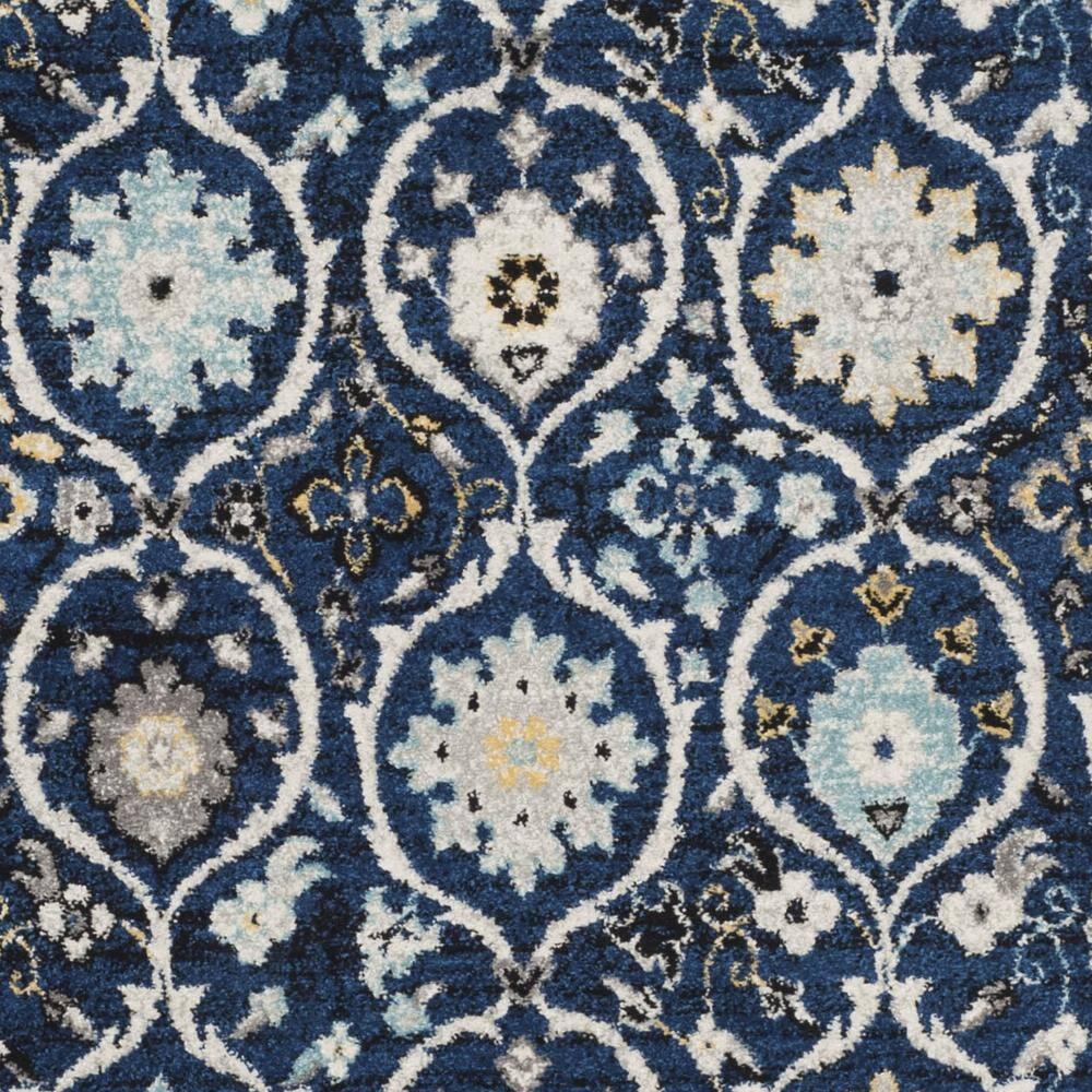 Evoke EVK210 Power Loomed Area Rug - Royal/Ivory - 6'7"x9' - Safavieh.