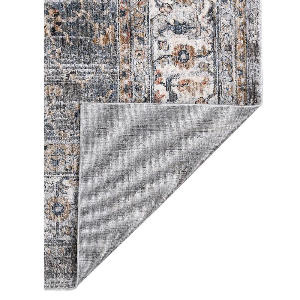Elynna Transitional Bordered Premium Polyester Performance Area Rug