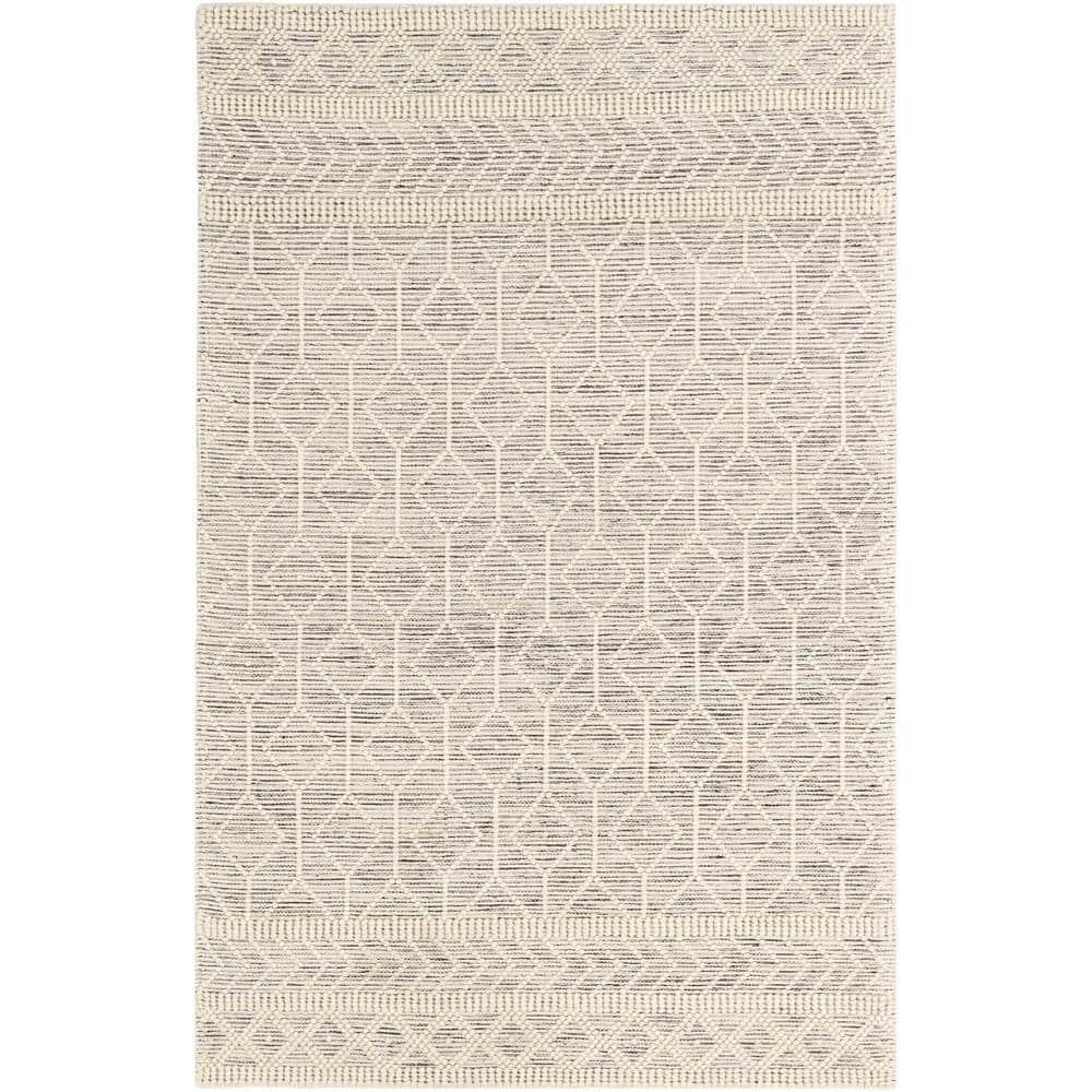 Hauteloom Rectangle Area Rug   White