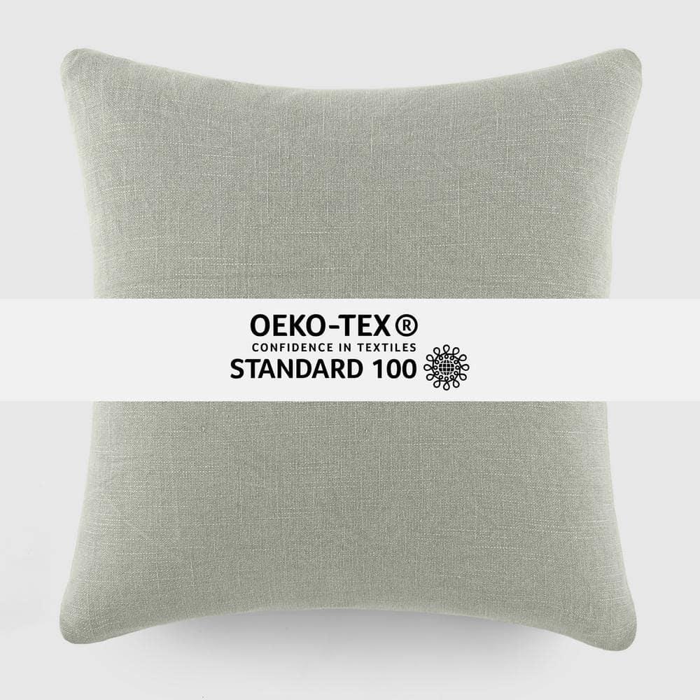 Solid Cotton Throw Pillow