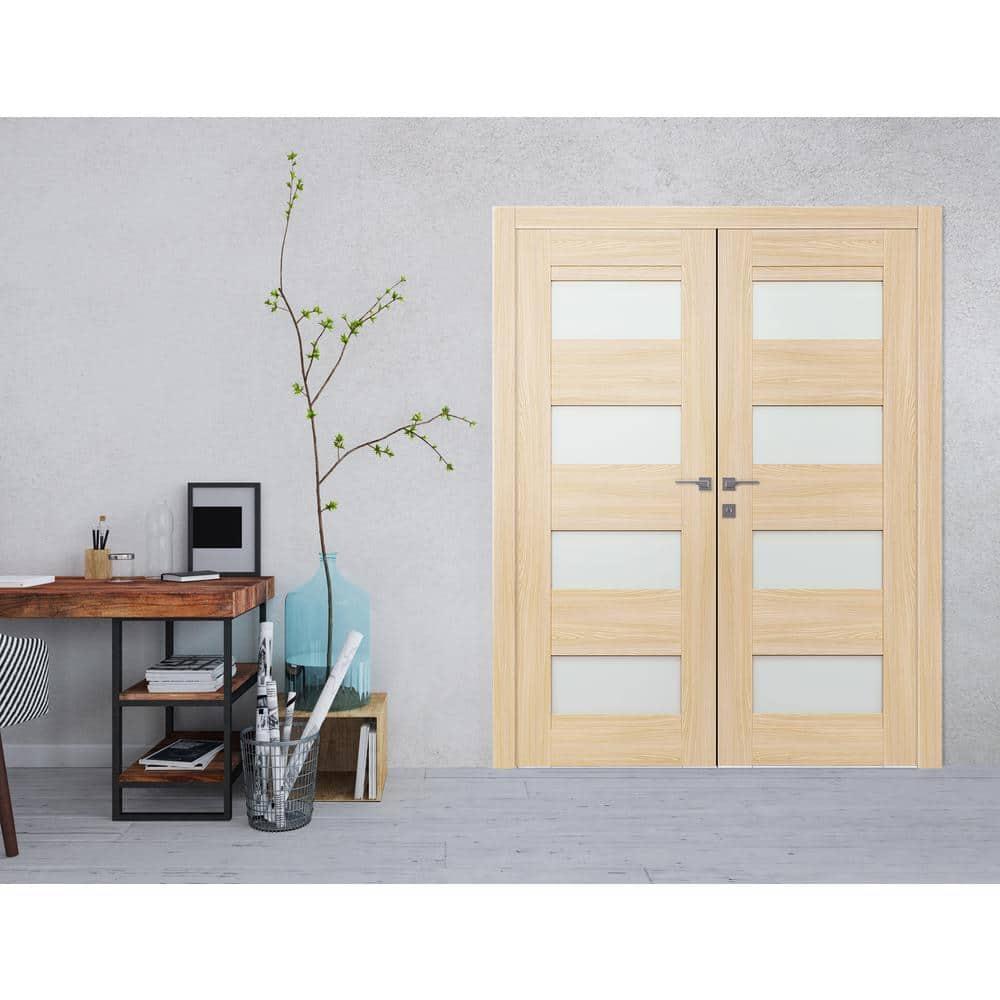 Belldinni Avon Solid + Manufactured Wood without Installation Hardware Kit Prehung Door