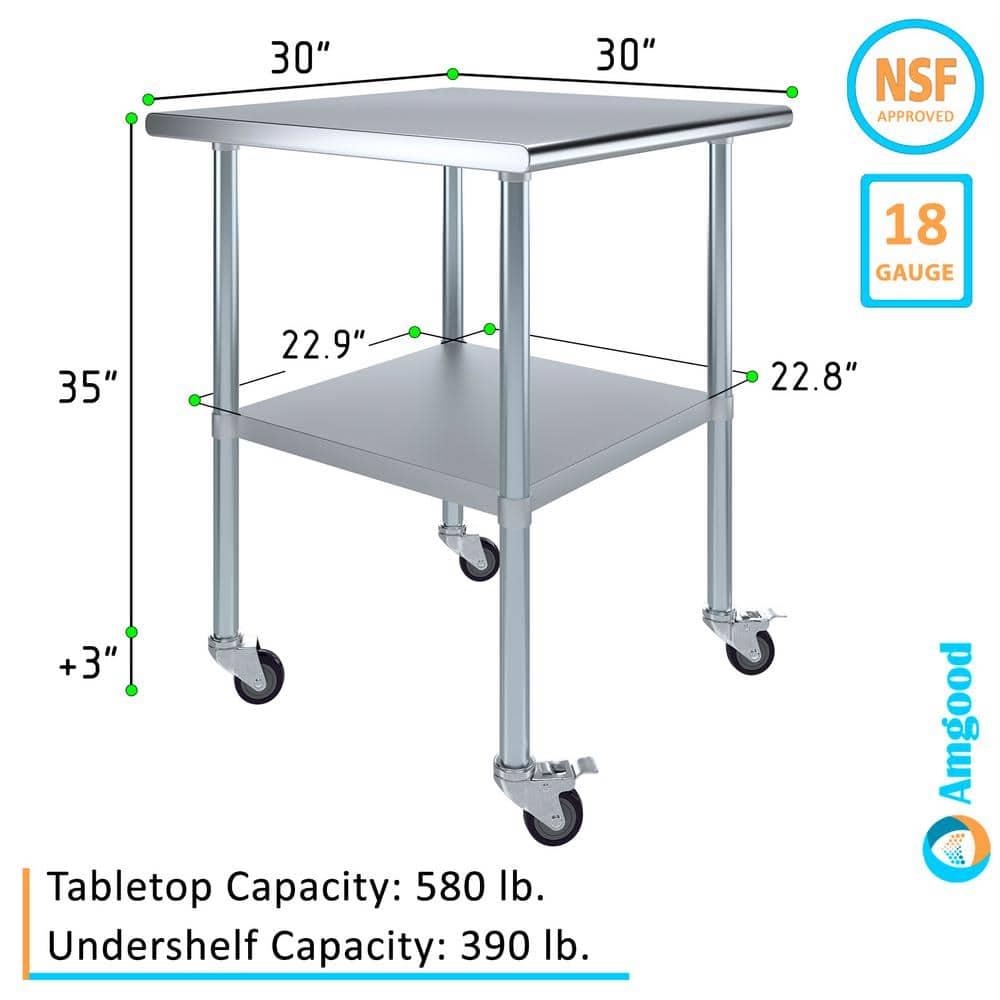 Amgood Metal Prep Table