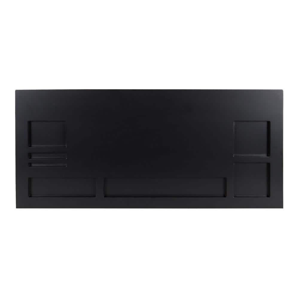 Kate and Laurel Briggs Rectangle MDF Computer Stand, 26x12x4, Black