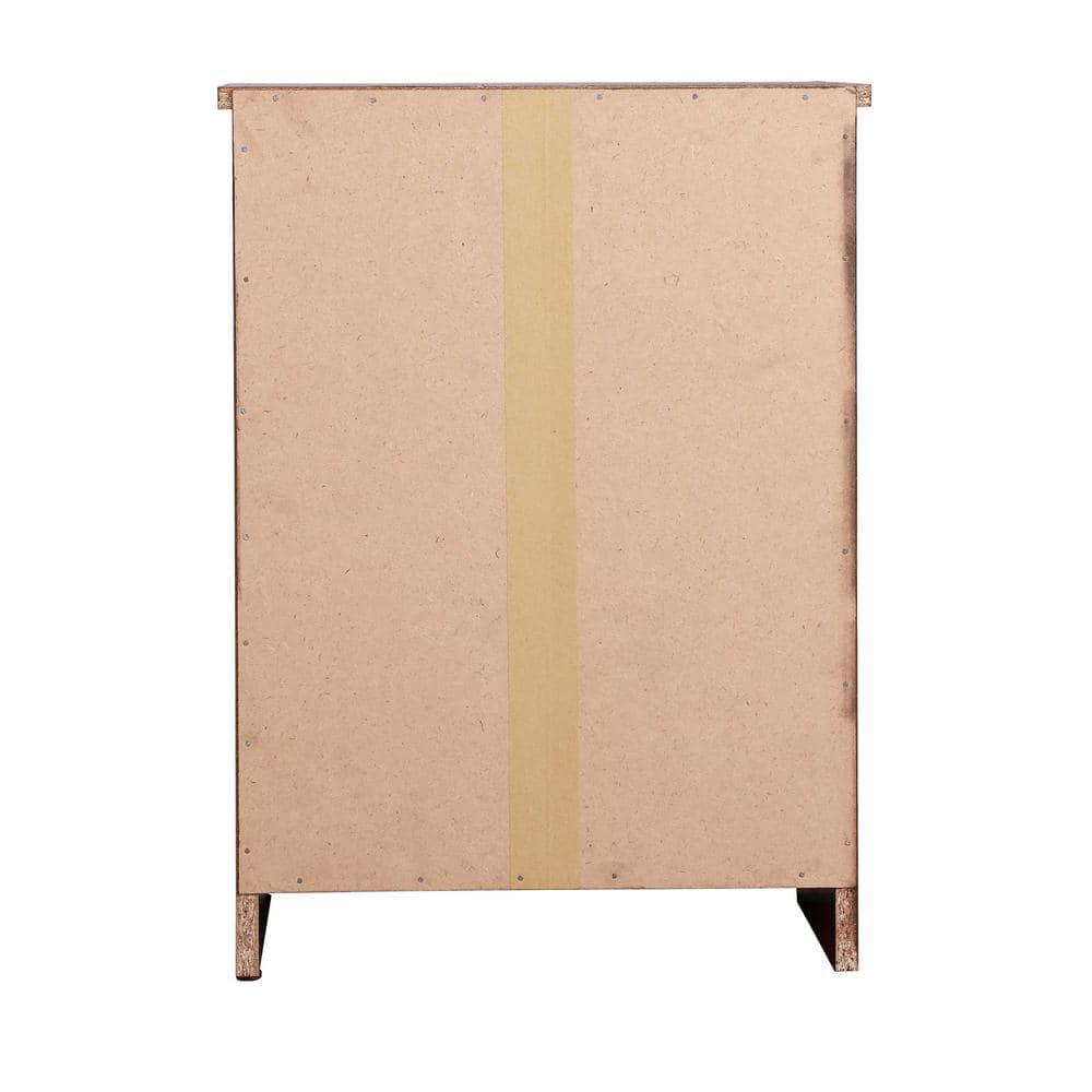 Passion Furniture Lindsey 1-Drawer Cherry Nightstand (24 in. H x 18 in. W x 16 in. D)