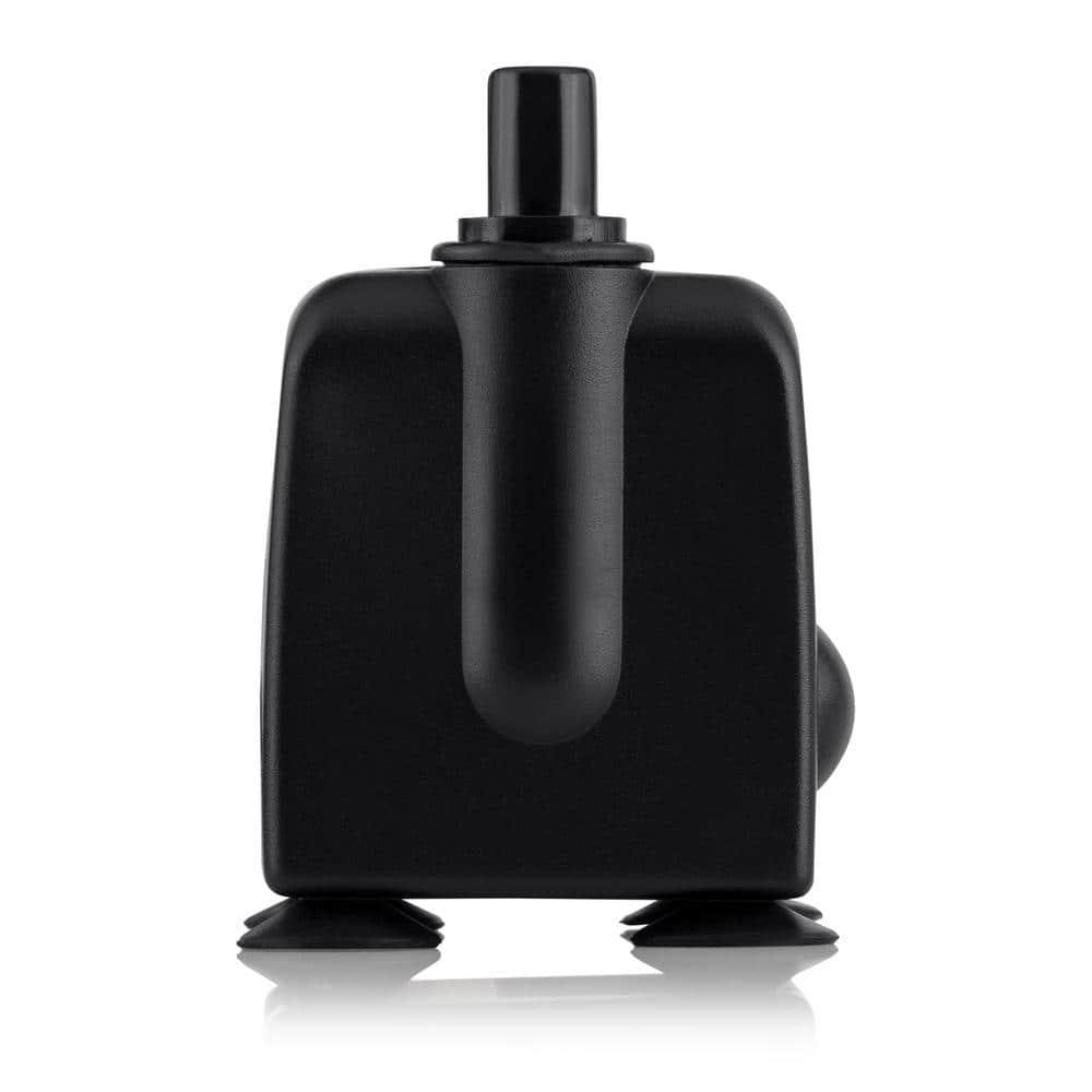 Alpine Corporation Submersible 95 GPH Fountain Pump with 5W Halogen Light for Outdoor Fountains, Birdbaths, Ponds, and Garden Water Features