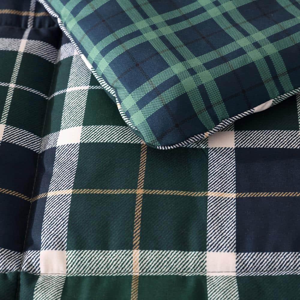 Nautica Costal Plaids Nautica Northsail Plaid Navy Reversible Duvet Cover Set