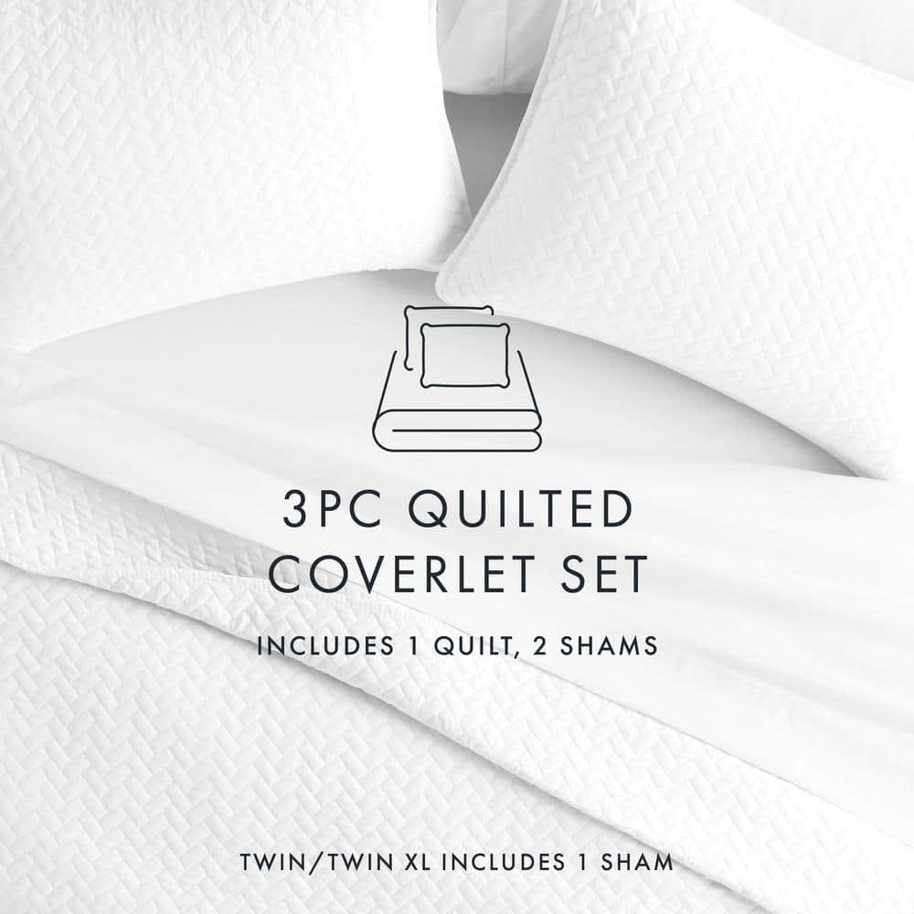 Becky Cameron Antora Microfiber Modern & Contemporary Coverlet / Bedspread Quilt Set