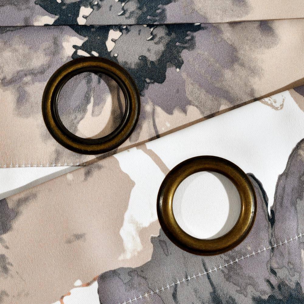 Lush Decor Sikora Polyester Room Darkening Curtain Pair (Set of 2)