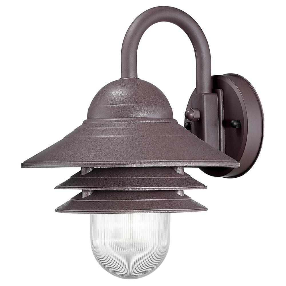 Acclaim 82ABZ Mariner Collection 1-Light Wall Mount Outdoor Light Fixture, Architectural Bronze