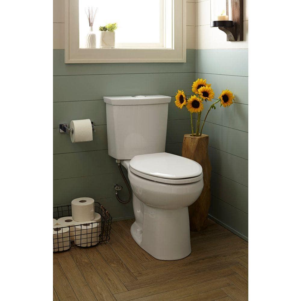 American Standard 2887518.020 American Standard H2Option GPF Elongated Comfort Height Floor Mounted Two-Piece Toilet (Seat Not Included)