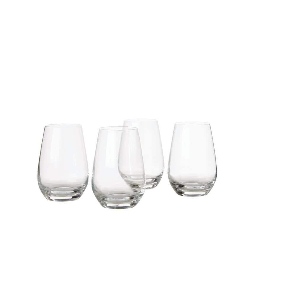 vivo by Villeroy & Boch Group Vivo by Villeroy & Boch Group Voice Set/4 Stemless Lead Free Crystal 13.5 oz All Purpose Glasses (Set of 4)
