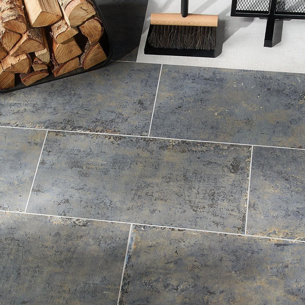 Mantis 11.81 in. x 23.62 in. Matte Porcelain Concrete Look Floor and Wall Tile (13.55 Sq. Ft./Case)