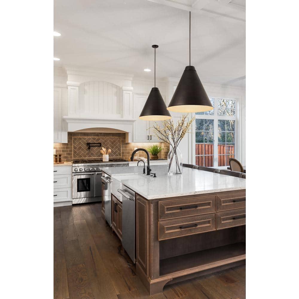 Z-Lite Eaton 1 - Light Pendant in  Matte Black