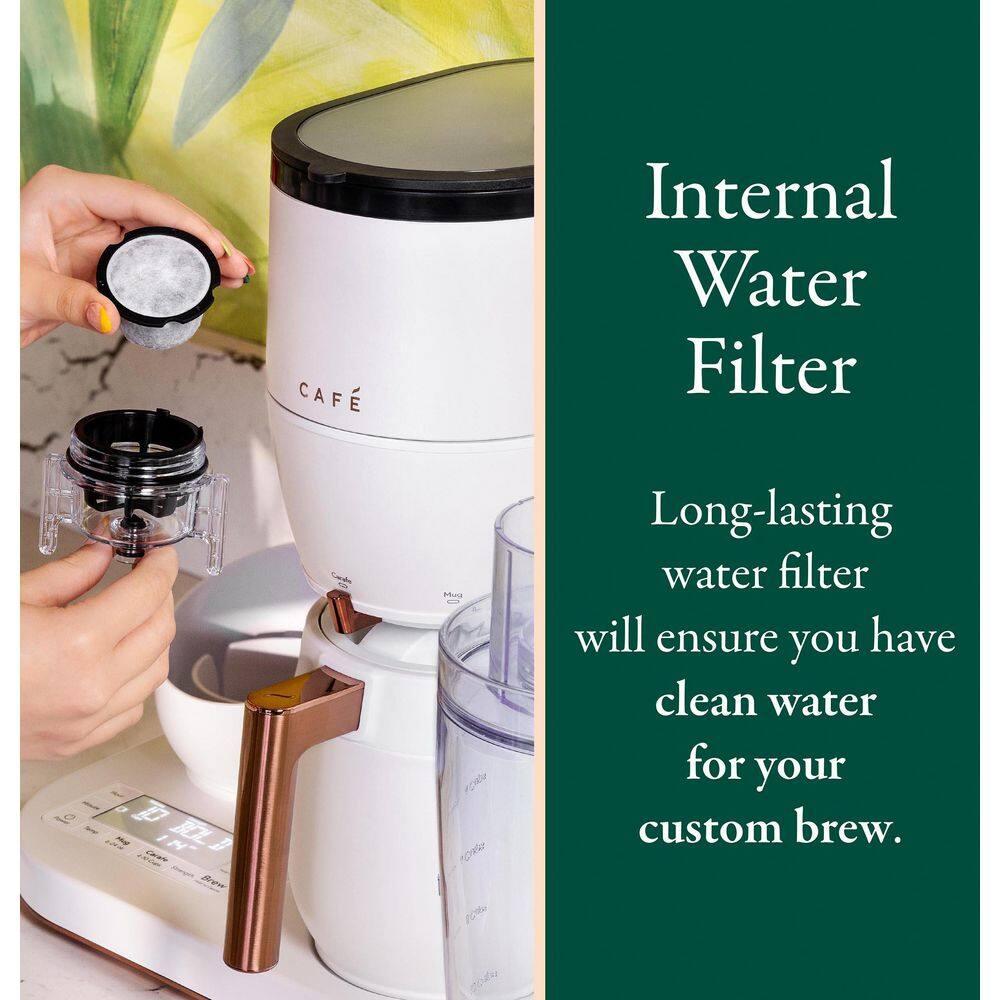 Café ™ Matte White Specialty Grind and Brew Coffee Maker